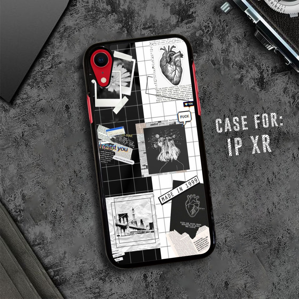 Case IPHONE XR  - Casing IPHONE XR Terbaru [ BLCK ] Silikon IPHONE XR - Case Hp IPHONE XR - Cassing 