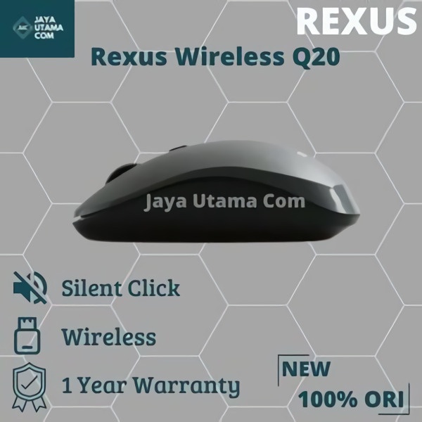 Rexus Mouse Wireless Office Q20 Silent Click Original