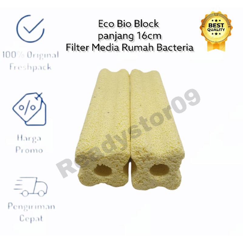 Eco Bio Block 16cm Filter media Rumah Bakteri BACTERIA HOUSE