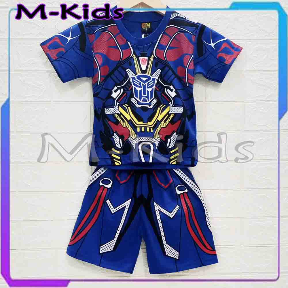 MKids88 - Baju / Kostum Setelan SUPERHERO Setelan Anak BATMAN Sayap Spiderman BumbleBee Transformer