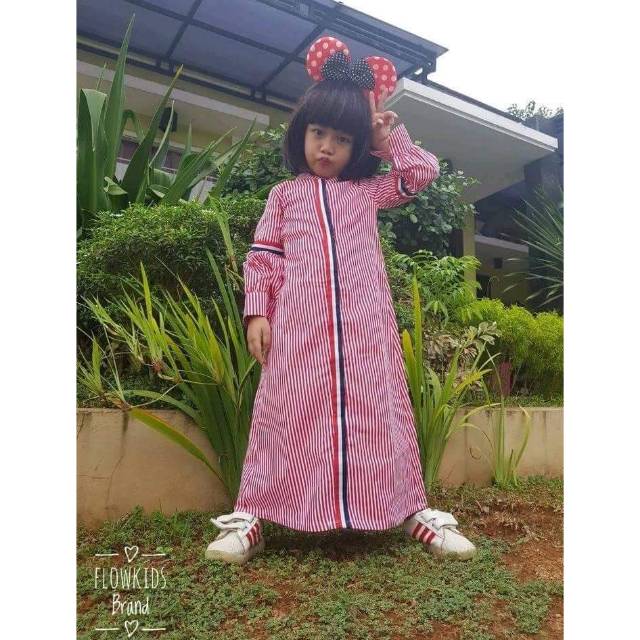 Gamis Garis Flowkids