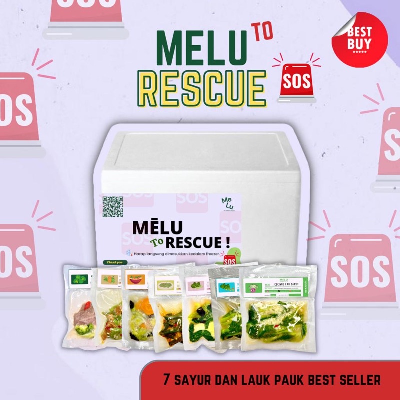 

MELU PAKET RESCUE (7 sayur & lauk instan)