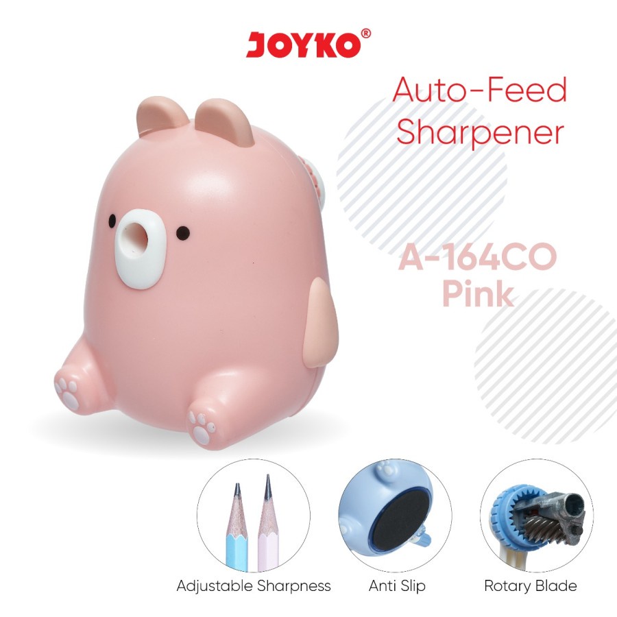 

Serutan Pensil JOYKO A164CO/Rautan Serutan Meja/Rautan Putar/Sharpene