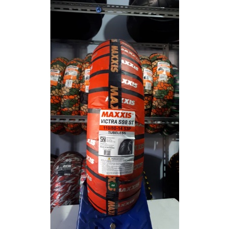 Ban MAXXIS Victra 110.80.14 Ban Harian Motor Matic Beat Vario dll NOT Federal Corsa Michelin Swallow