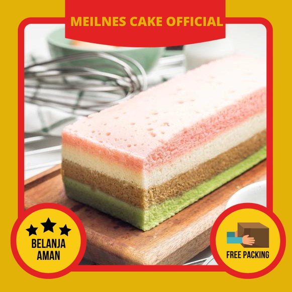 

Meilnes - Prima Rasa - Bolu Pelangi - Rainbow Cake - Oleh Oleh Kue Bandung