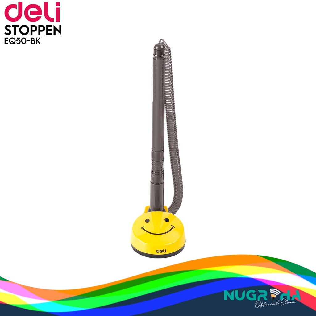

PULPEN BOLPEN MEJA BERDIRI PEN STAND DELI Q50-BK