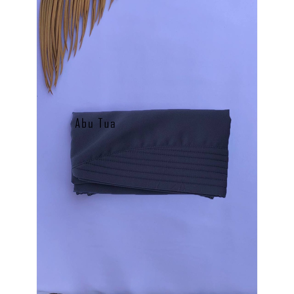 Khimar Jumbo hijab khimar jumbo per jilbab wolfis antem kerudung instant instan-jumbo abu tua