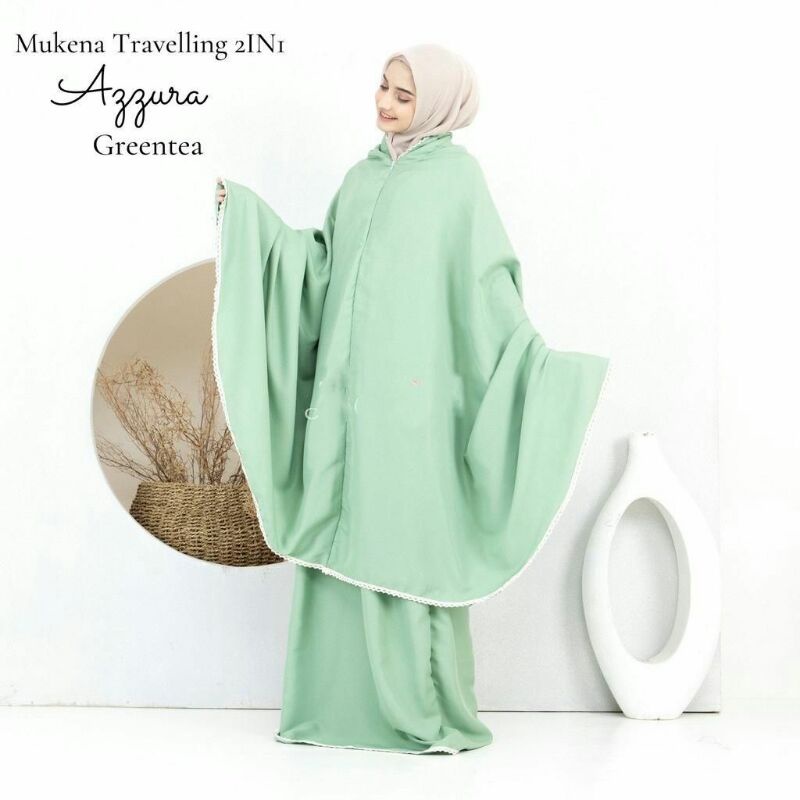 MUKENA TRAVELING AZZURA MIKRO 2IN1