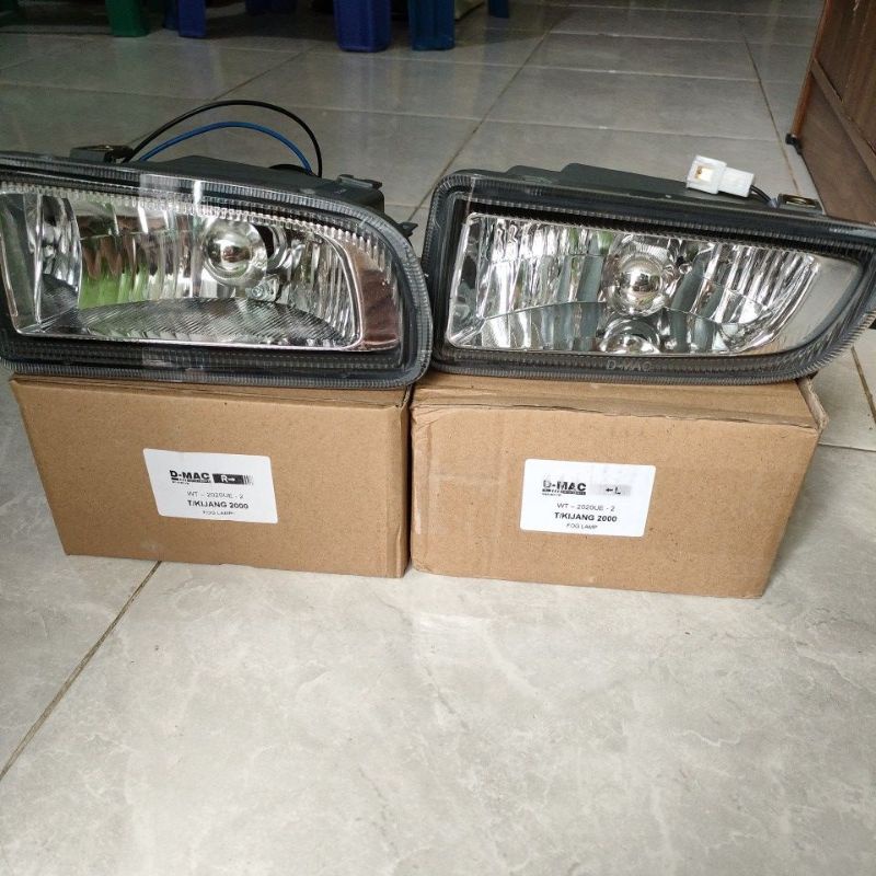 FOGLAMP KIJANG KAPSUL LGX 2000/2001/2002 + BOHLAM KIRI KANAN LAMPUSENJA/ KABUT MOBIL KIJANG Krista