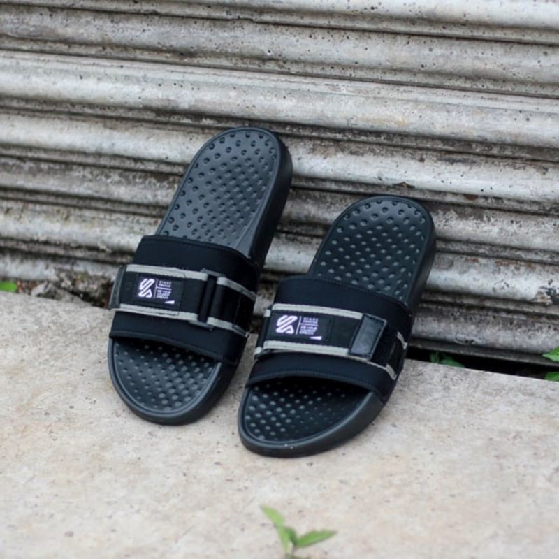 Bos - Sandal Slide Kasual Pria Sendal Casual Original Lokal Produk Cibaduyut Bandung Terbaru