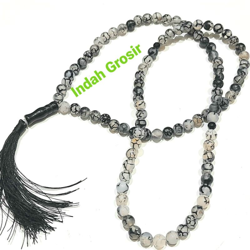 TASBIH BATU AKI SISIK NAGA 8MM 99BUTIR ORIGINAL