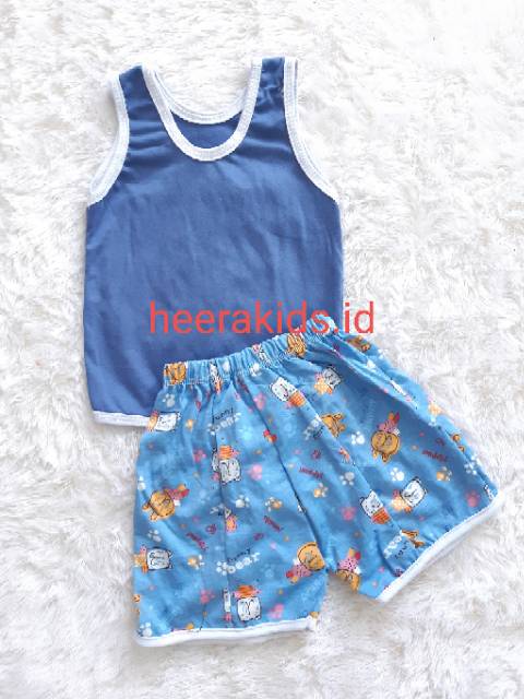 Setelan Anak Model Kutung/Singlet Umur 0-2 Tahun-4