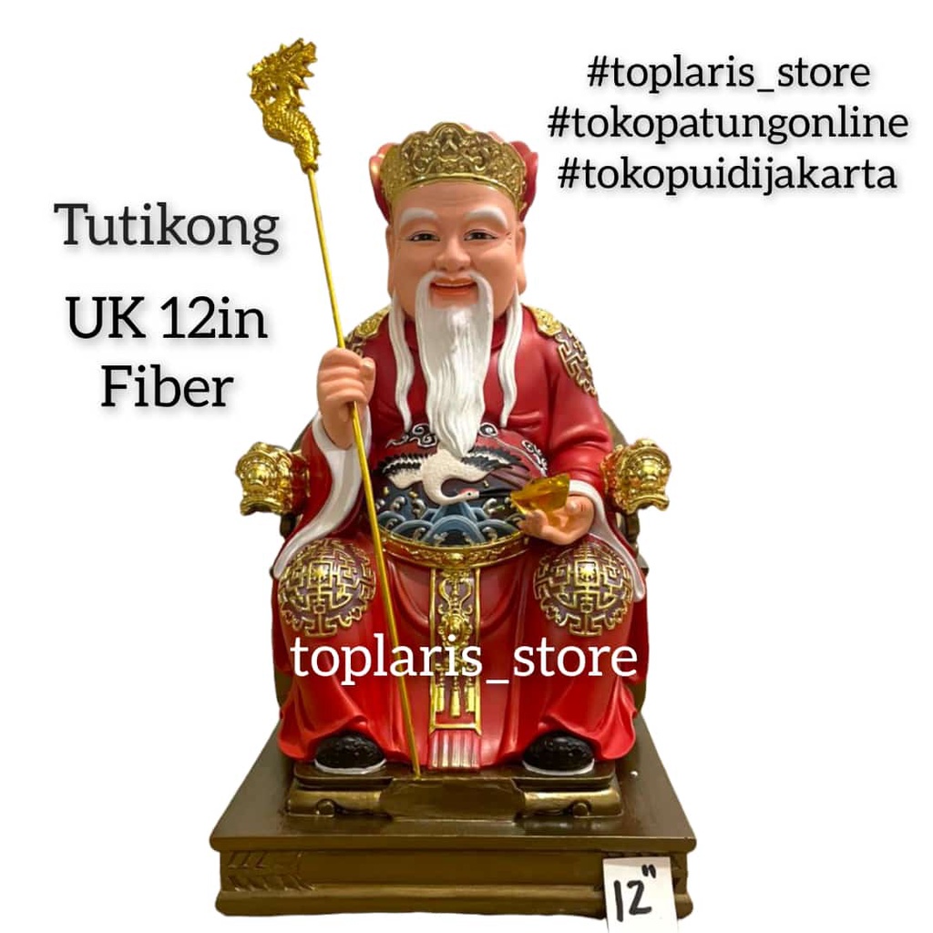 Patung Tutikong Fiber 12in New 022