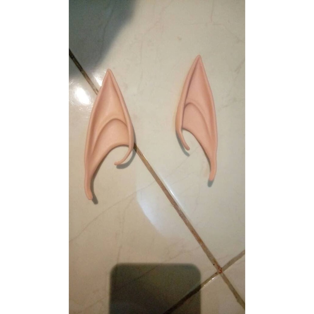 kuping cosplay ear elf telinga peri peter pan halloween