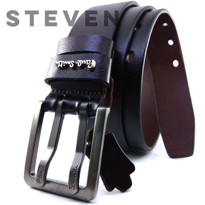 SABUK PRIA GESPER TUSUK JARUM IKAT PINGGANG PREMIUM LEATHER