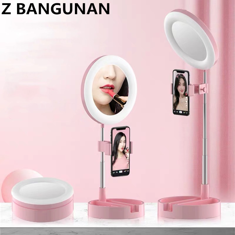 LIVE BEAUTY LAMP / RETRACTABLE LIVE LIGHT FILL BRACKET / LED LAMP/LIVE BEAUTY LAMP