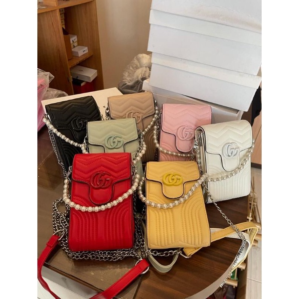 Tas Selempang Handphone Wanita Gucci Impor Termurah Branded