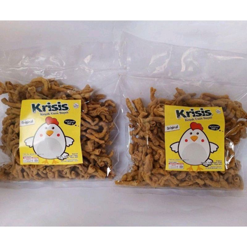 

Keripik Usus Krisis 250 gr