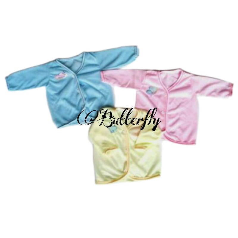 12 PCS Baju Bayi Lengan Panjang Bordir