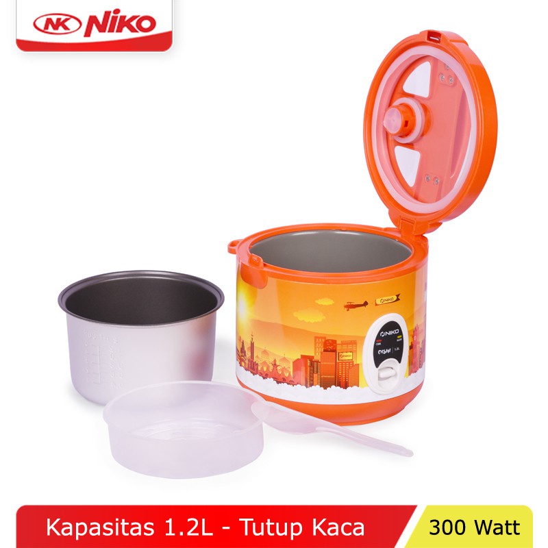 RICE COOKER MIYAKO MCM 528 , 528 TS  509 TS1.8 liter / NIKO Rice Cooker Oishi 1.8L Glass