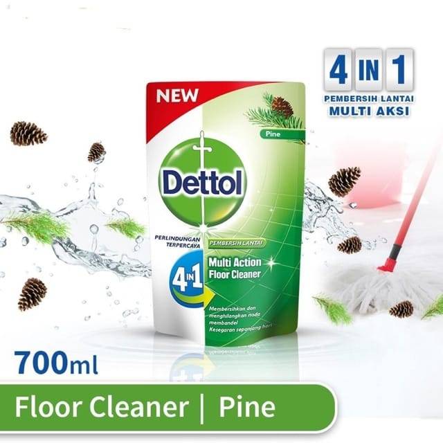 PROMO DETTOL PEMBERSIH LANTAI 700ML BASMI KUMAN