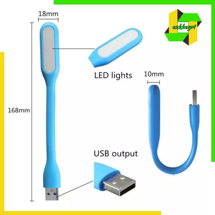 Lamp LED Lampu Sikat Elastis USB Flexible