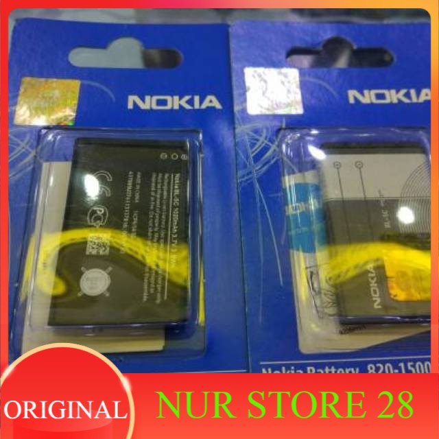 Baterai Nokia 6300 6600 BL5C BL-5C Battery 5130 Original batre