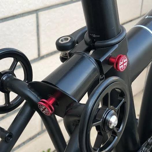 Hot Sale Union Jack Seatpost Clamp Nut Black Silver Gold For Brompton Hot Sale