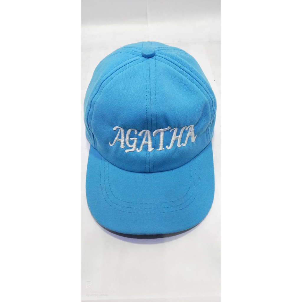 Topi anak custom bordir depan & pinggir-1