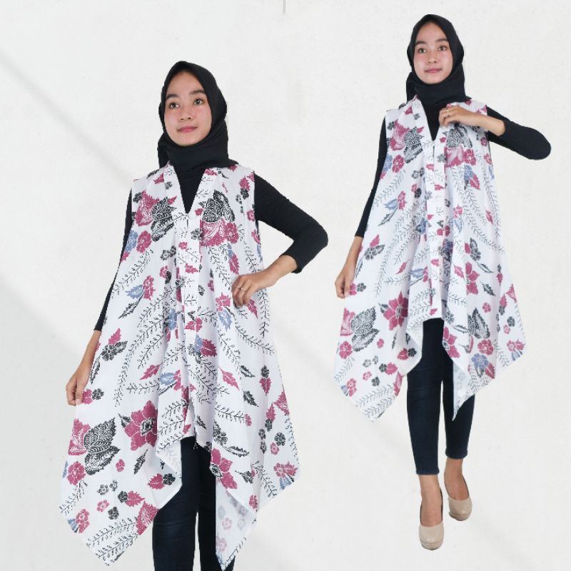 Outer Batik Soft Bunga - NairaBatik