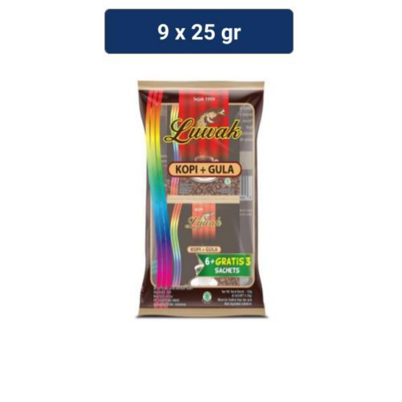 

luwak kopi gula 9 x 25gr