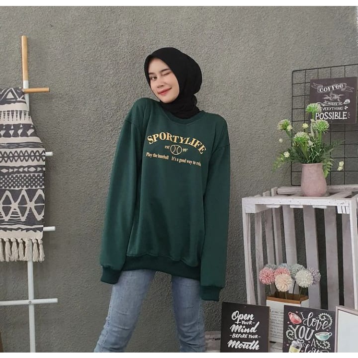 Sweater Wanita Grosir Berkualitas - Sporty life