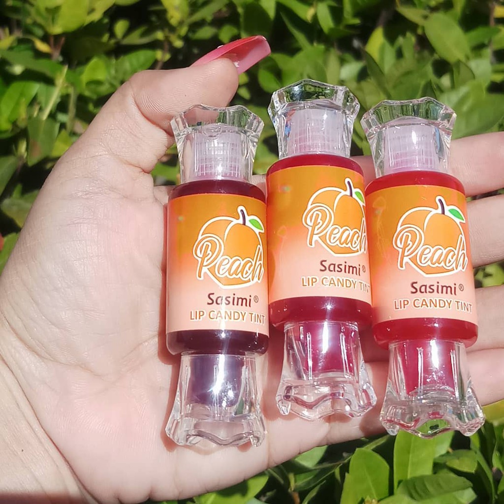 PEACH LIP TINT PEACH CANDY LIPTINT DENGAN VITAMIN BIBIR SASIMI