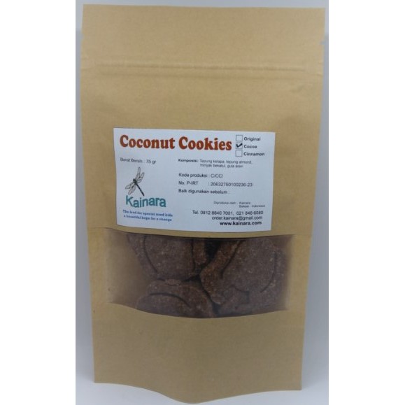 

Kainara Sehat. Kelapa Almond cookies (varian: original, cinnamon, cocoa)/kue Sehat/ Cookies Sehat.