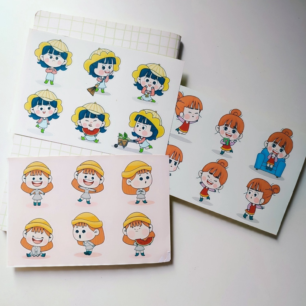 

Stiker Young Smart Girl Character Stiker Girl Aesthetic Stiker Tumblr Aesthetic