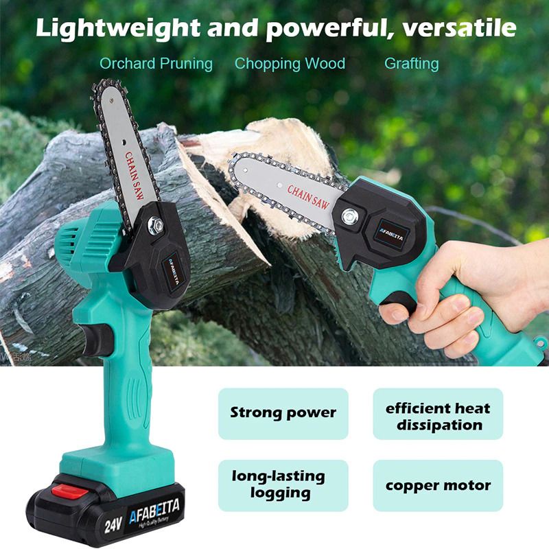 Gergaji Mesin Cordless Chainsaw 1200W