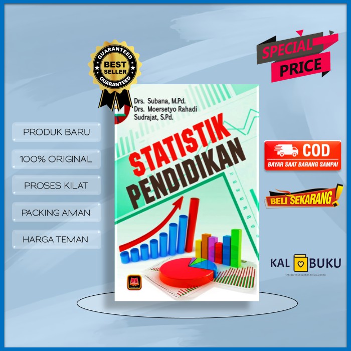 Jual Buku Statistik Pendidikan Karya Pengarang Subana Moersetyo Rahadi ...