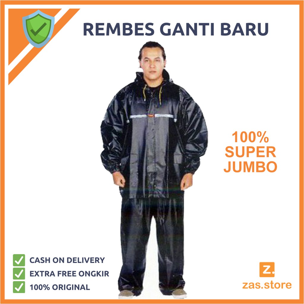 Jas Hujan Tiger Head JUMBO 6XL Karet Original Mantel Mantol Setelan BIG SIZE SUMO XXXXXXL Bergaransi