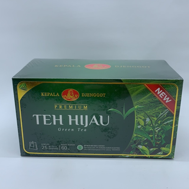

Kepala Djenggot Teh Hijau Green Tea 25s BOX 60gr barcode 8992797260106