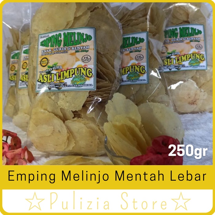 

EMPING MELINJO ORIGINAL MENTAH 250GR LB 100% ASLI PRODUKSI LIMPUNG