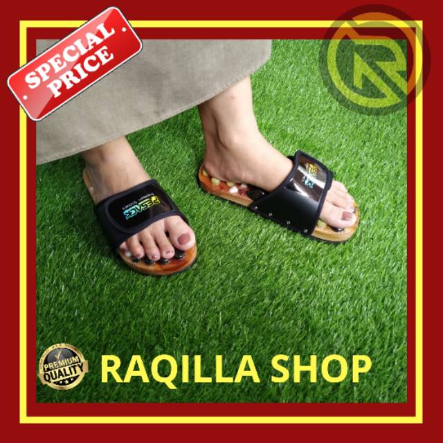 Termurah Sandal Rematik PREMIUM  / Refleksi / Kesehatan theraphy/selipar terapi akupuntur batu alam