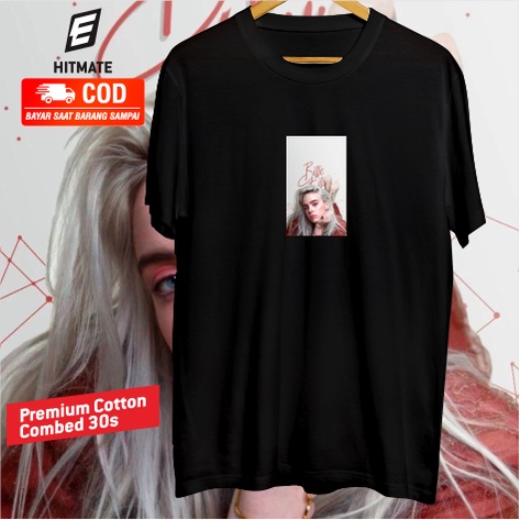 Kaos Baju Billie Eilish musik Band Luar Tshirt Band Metal Vintage BE Kaos Billie Eilish Terbaru 2023