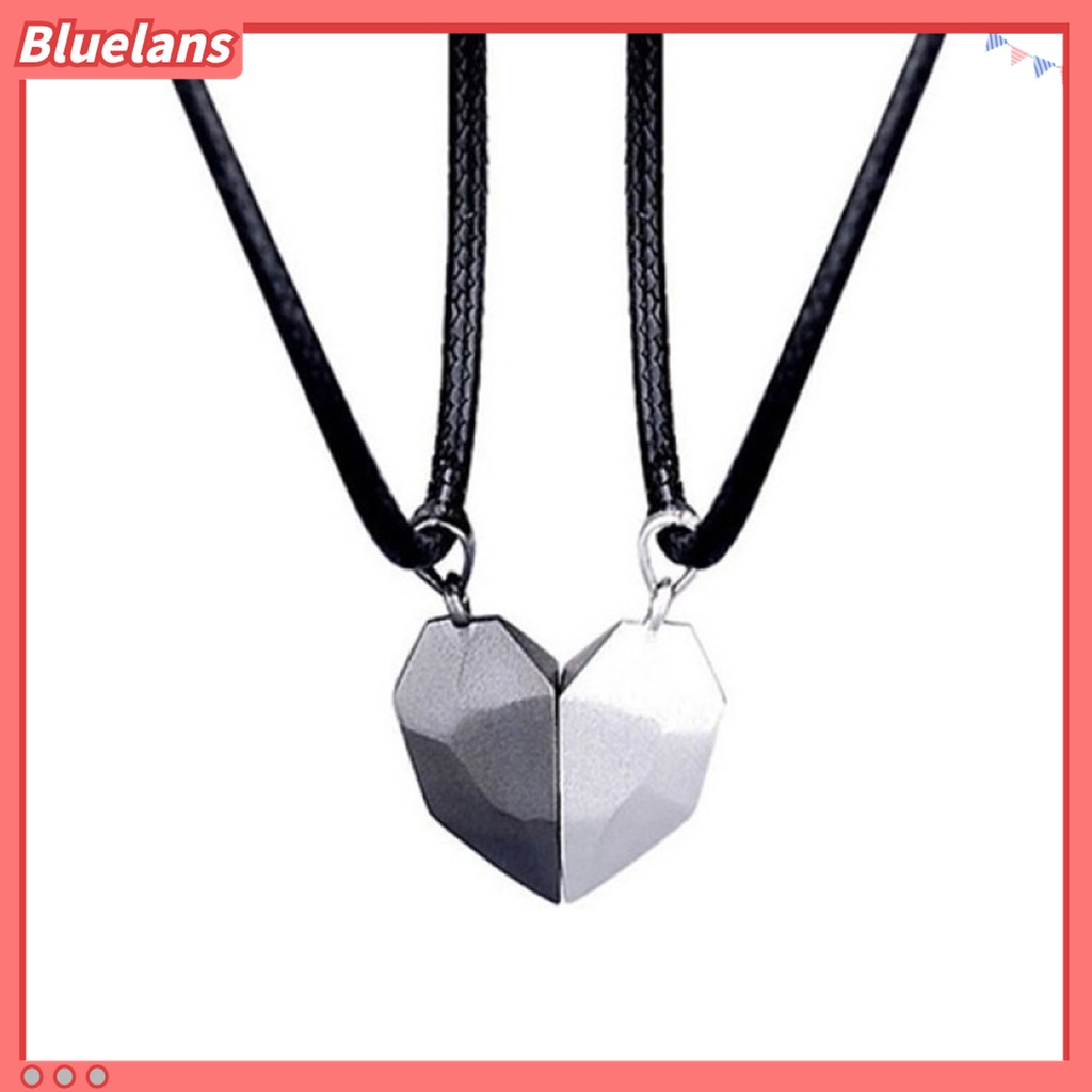 2pcs / Set Kalung Magnetik Bentuk Geometris Untuk Unisex