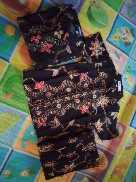 Kemeja Batik Anak /batik Anak Motif Rambat /tanjung Pink /kamboja Gold /paya