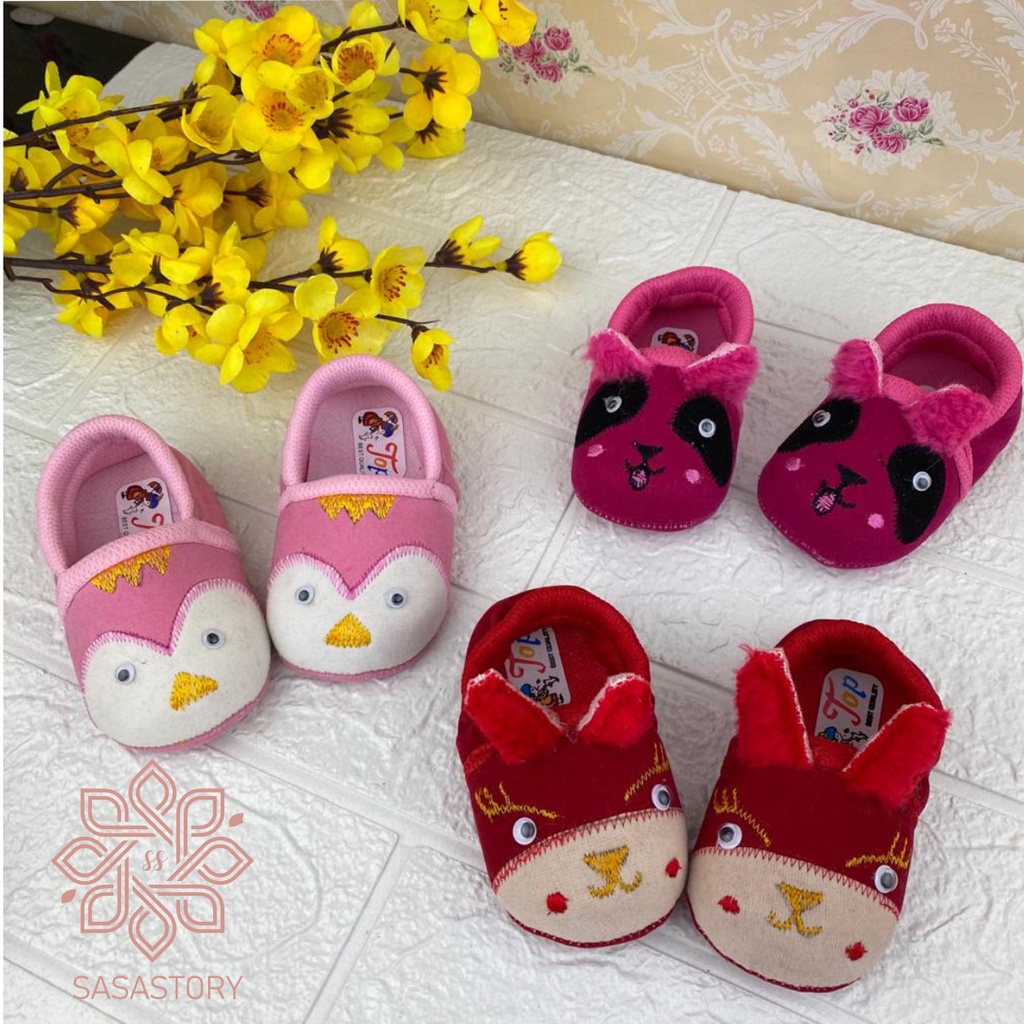 [TAMAN SEPATUKU] SEPATU PREWALKER KARET MOTIF HEWAN LUCU ANAK 0-12 BULAN FPX14