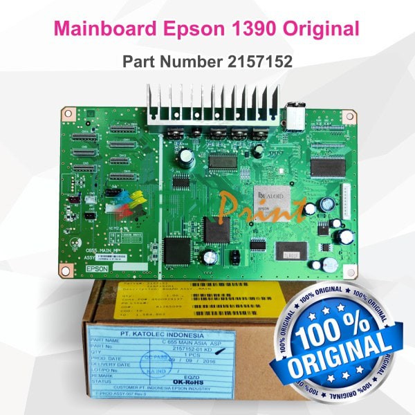 Original Mainboard Epson 1390 Board Motherboard Printer 1390 R1390 FPJNew1205