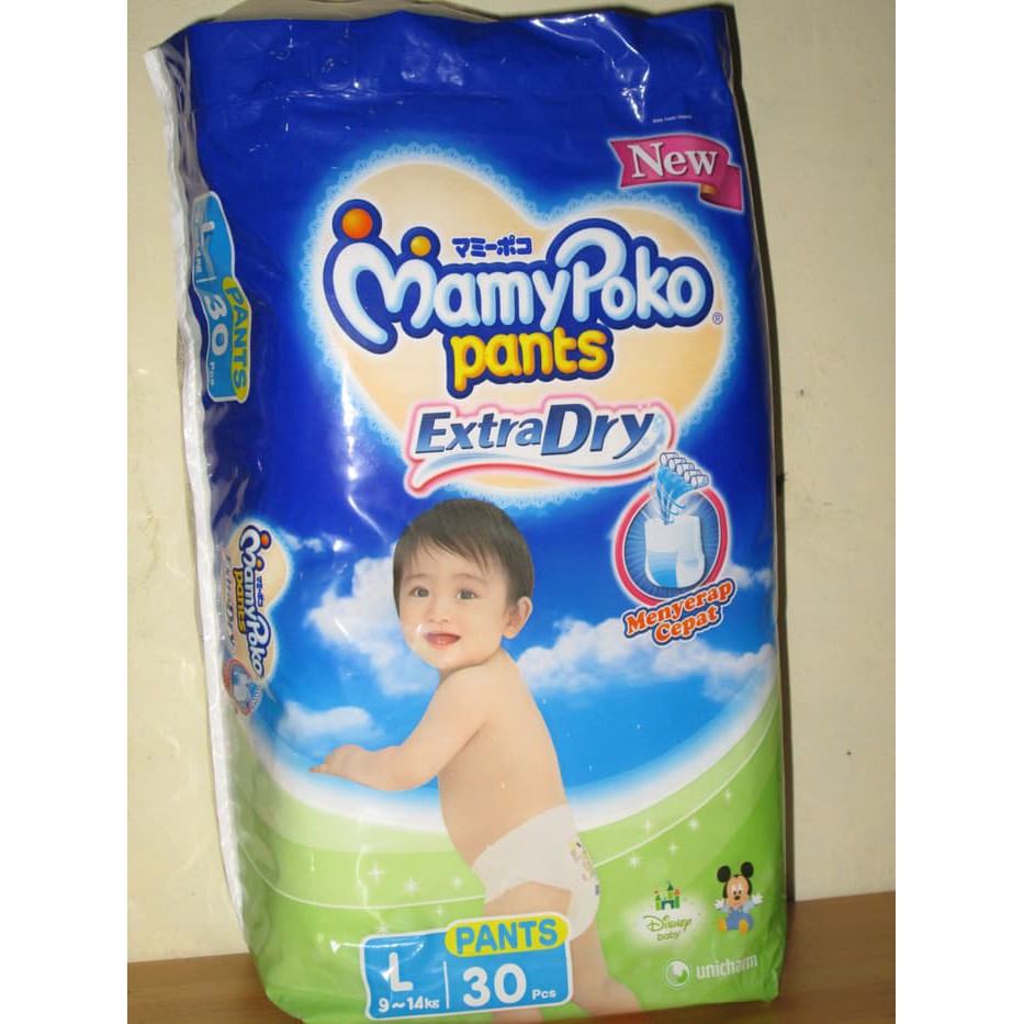 terlaris Mamy Poko Extra Dry Pants L30 murah