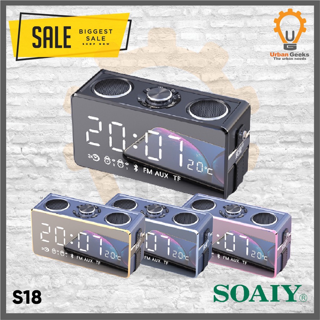 Bluetooth Speaker Portable Mini LED Display SONY ERICSSON SOAIY S18