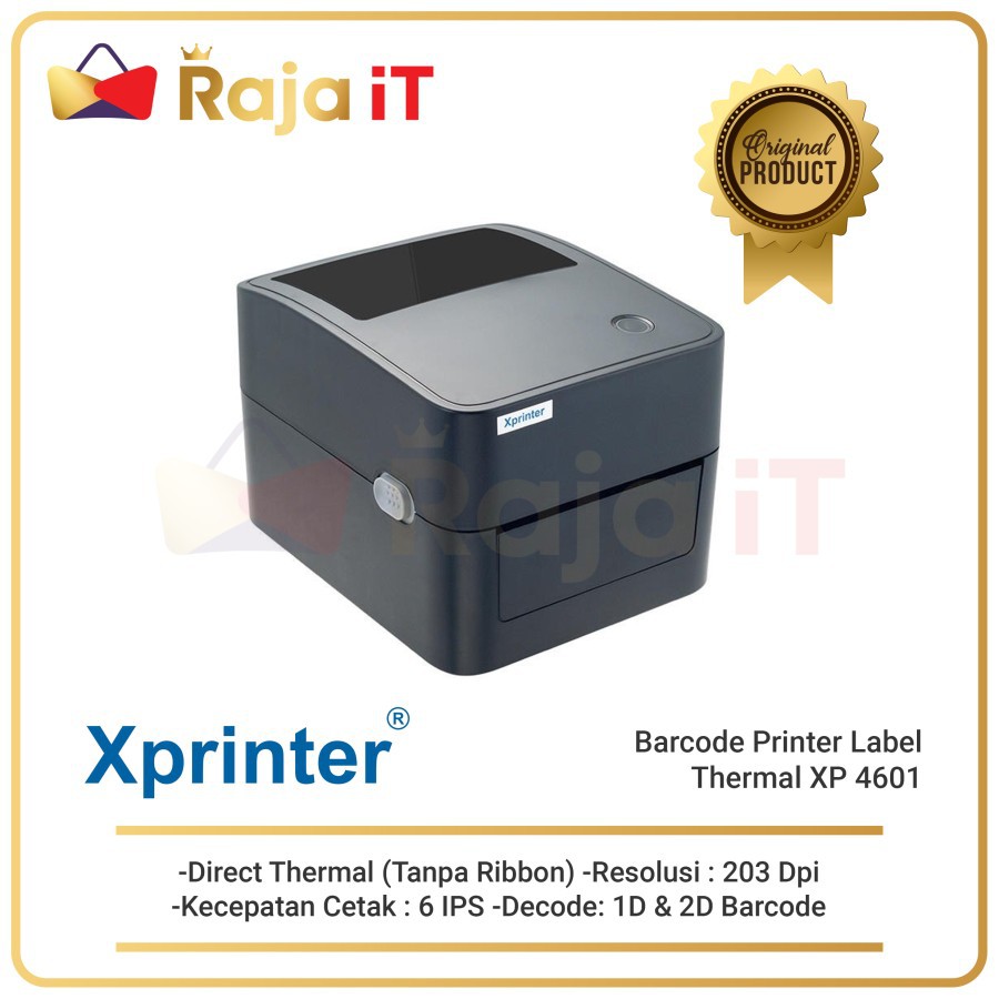 XPRINTER XP D4601B Barcode Printer Label Thermal XP-D4601B 4601B 4601