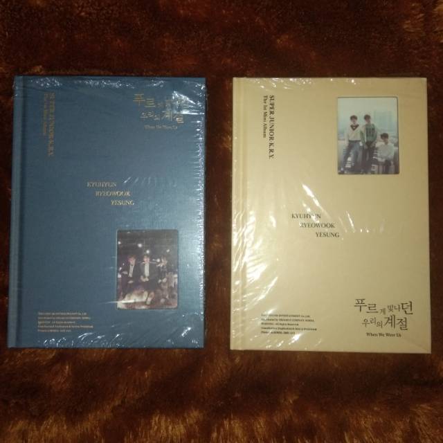 [READY STOCK] SUPER JUNIOR KRY 1st MINI ALBUM When We Were Us KYUHYUN RYEOWOOK YESUNG ALBUM ONLY